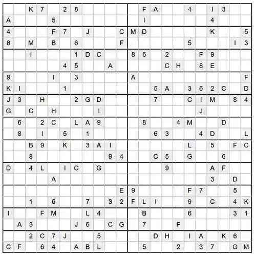 Sudoku Expert 22x22